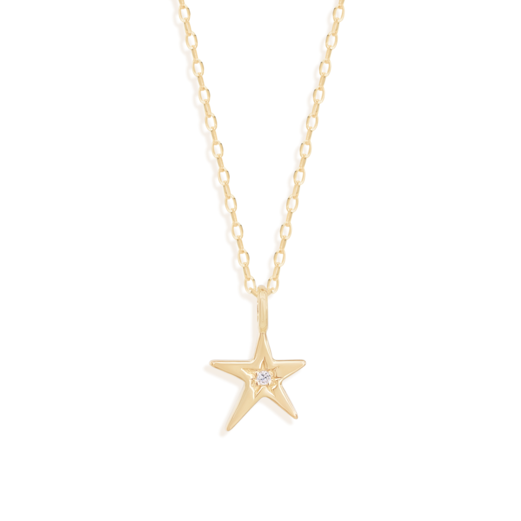 Gold Heavenly Star Necklace