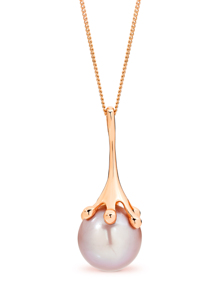 PG15-IP596RGP-Necklace-PearlPurple-RG-P1
